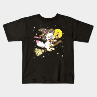 The Witch's Cat Kids T-Shirt